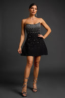 Mavis Strapless Diamond Mini Dress