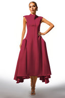 Paca Choker Sleeveless RosePink Maxi Dress