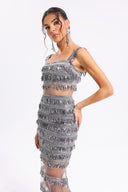 Setlla Sequins Tassel Dress