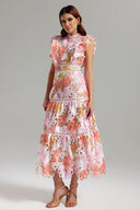 Ksenia Sleeveless Lace Midi Dress