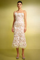 Kater Sleeveless Flowers Lace Maxi Dress
