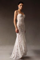 Nylah Sleeveless Lace Maxi Dress