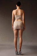 Derza Sleeveless Diamond Mini Two-Piece Set