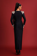 Niaca Rhinestones Bandaj Midi Elbise 