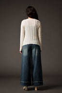 Ganaba Long Sleeves Flowers Top