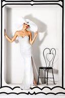 Dixie Fishtail High Slit Maxi Dress