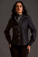 Shaylah Polo Neck Long Sleeves Blouse