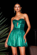 Harper Strapless Hollow Mini Dress