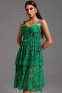Fabia Sleeveless Lace Mini Dress