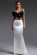 Reyna Sleeveless Bow Maxi Two-Piece Set