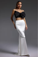 Reyna Sleeveless Bow Maxi Two-Piece Set