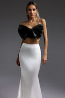 Reyna Sleeveless Bow Maxi Two-Piece Set