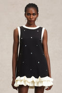 Edie Round Neck Sleeveless Sequin Mini Dress
