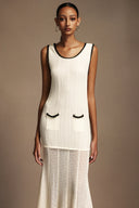 Oyata U-Neck Sleeveless Maxi Dress