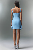 Nomi Sleeveless Diamond Flrs Mini Dress