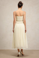 Unica Halter Diamond Maxi Dress