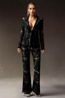 Rola V-neck Lace Printing Suit