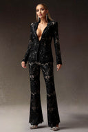 Rola V-neck Lace Printing Suit