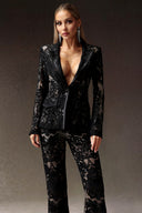 Rola V-neck Lace Printing Suit