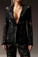 Rola V-neck Lace Printing Suit