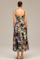 Denny Halter Floral Printed Maxi Dress