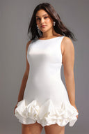 Samiya Slim Satin Mini Dress