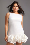 Samiya Slim Satin Mini Dress