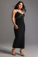 Sagia Diamond Maxi Bandage Dress