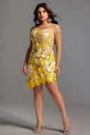 Kimmi Sleeveless Flowers Mini Dress
