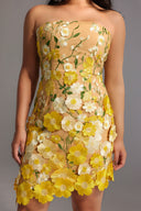 Kimmi Sleeveless Flowers Mini Dress