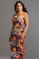 Satu Floral Glitter Maxi Dress