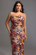 Satu Floral Glitter Maxi Dress