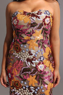 Satu Floral Glitter Maxi Dress