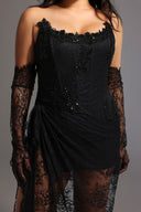 Thandiwe Lace Strapless Maxi Dress