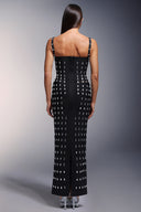 Naya Hollow Diamond Bandage  Maxi Dress