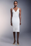 Jellay Sleeveless  Bandage Midi Dress