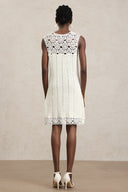 Samson Sleeveless Flowers Lace Mini Dress