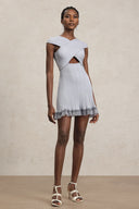 Zoe Sleeveless Hollow Out Bandage Lace Mini Dress