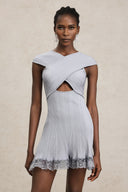 Zoe Sleeveless Hollow Out Bandage Lace Mini Dress