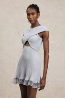 Zoe Sleeveless Hollow Out Bandage Lace Mini Dress