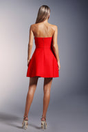Hoshi Strapless Diamond Bandage Mini Dress