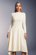 Sylvia Long Sleeves  Midi Dress