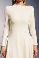 Sylvia Long Sleeves  Midi Dress
