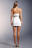 Madelynn Strapless Diamond Mini Dress