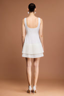 Myka Halter Folds Mini Dress