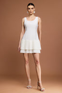 Myka Halter Folds Mini Dress