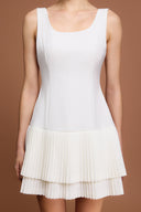 Myka Halter Folds Mini Dress