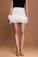 Rumi Folds Mini Skirt