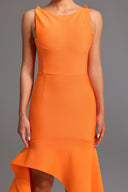 Myrna Bandage Sleeveless Round Neck Midi Dress