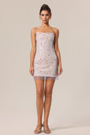 Haven Halter Mini Diamond Dress